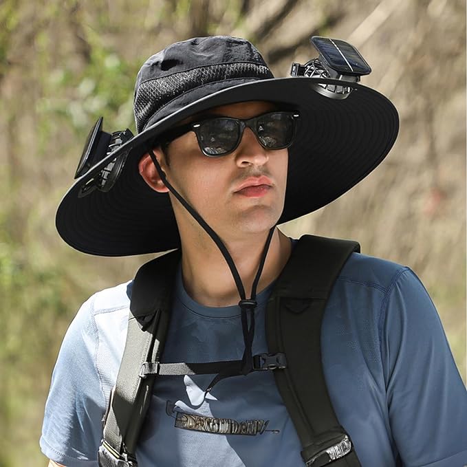 Solar Fan Hat - قبعة مروحة شمسية