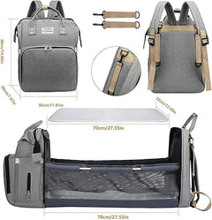 Baby Bag Diaper Bag with Changing Station - حقيبة حفاضات للأطفال مع محطة تغيير