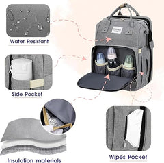 Baby Bag Diaper Bag with Changing Station - حقيبة حفاضات للأطفال مع محطة تغيير