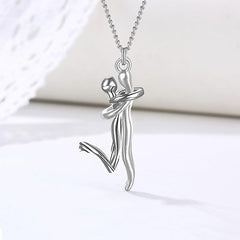 Couple Silver Pendant  - قلادة زوجية فضية