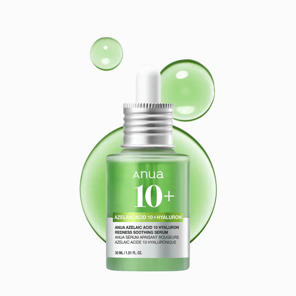 Anua Azelaic Acid 10 Hyaluron Redness Soothing Serum, Facial Serum for Sensitive skin