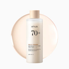ANUA Rice 70 Glow Milky Toner, for Glass Skin, Rice Water, Niacinamide, Ceramides, Panthenol