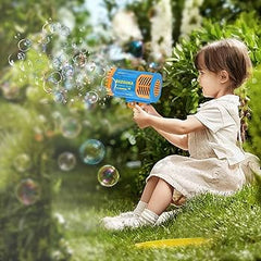 Magical bubble Gun for kids  80 Holes - مسدس فقاعات سحري للأطفال بـ 80 فتحة