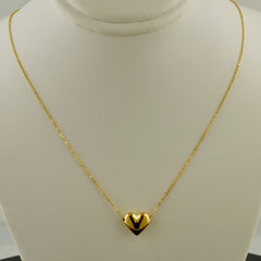Magnetic Heart Golden Pendent  - قلادة قلب ذهبي مغناطيسية