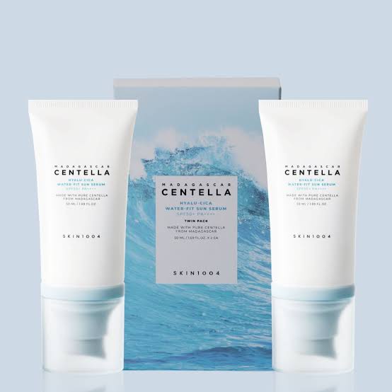 Skin1004 - Madagascar Centella Hyalu-Cica Water-Fit Sun Serum SPF 50+ PA++++ 50ml (single piece from duo box)